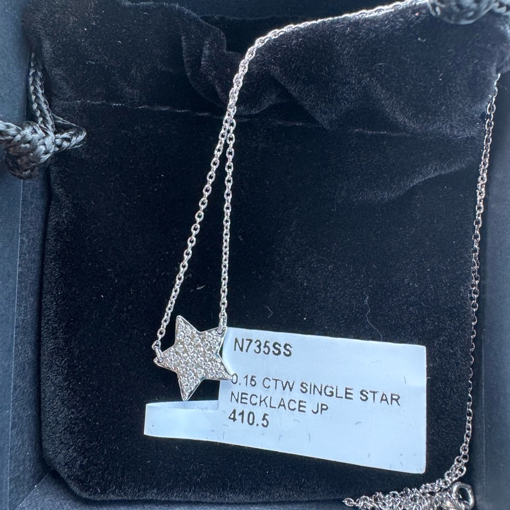 Silver Star Necklace